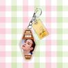BTS Keychain, Bangtan Boys Keyring with Photo, Birthday & Signature Tag, Kpop ARMY Fans Bag Charm(Jin / RM / Suga / Jimin / V / J-Hope / Jungkook)