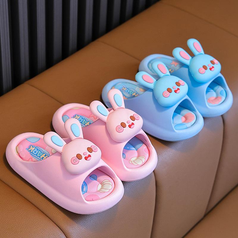 Children's Summer Cartoon Cute Non-slip Indoor Bathing Soft-soled Slippers for Girls, Baby Slippers