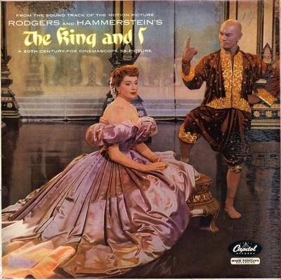 LP Record RODGERS  HAMMERSTEIN  The King And I LCT6108 Capitol Records UK Soundtracks  Musicals Used