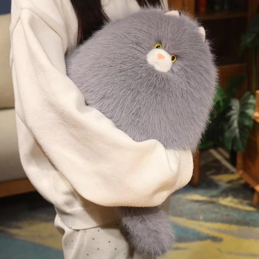 Fluffy Cat Stuffed Dolls Cloth Dolls Stuffed Animal Cat Chubby Cat Dolls Cat Plush Toys Children