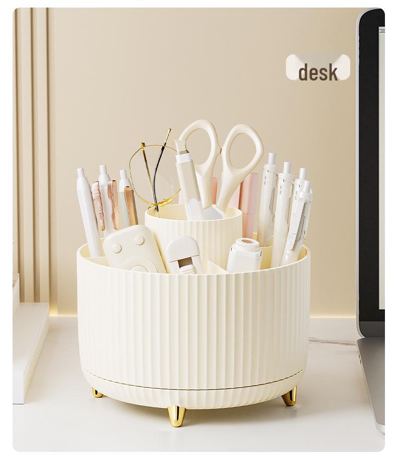 Kosmetischer Organisator: Make-up-Pinsel, Lippenstift, Lidschatten & Schreibwaren Aufbewahrungsröhre