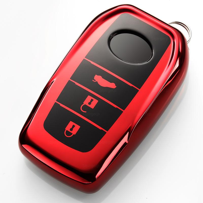 Colorful TPU Car Remote Key Case Cover Fob For Toyota Corolla RAV4 Auris Crown Camry Prius CHR Prado Crown Land Cruiser 200 Aygo