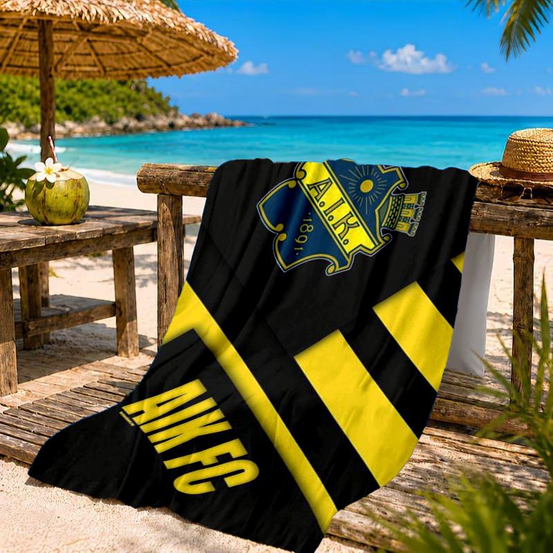 Aik Crest Beach Towel, Quick-drying, Easy To Care For, Suitable for Both Fitness and Beach Vacations,Sports Essential
