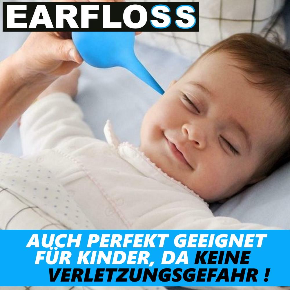 EARFLOSS Premium Ohrenreiniger Ohrendusche Ohrenspritze Ohrenschmalzentferner
