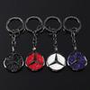 UHBKX1 2025 Hot Car Key Sticker Auto Control Keychain Badge Accessories For Mercedes Benz AMG Smart W205 C300 W203 W206 W108 W124 W126