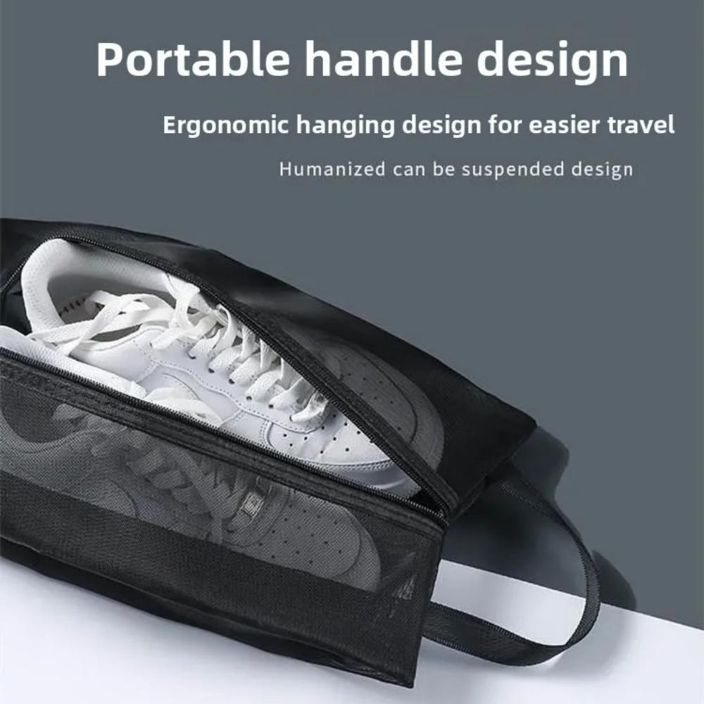 1PC Travel Shoe Bags, Resistant Sturdy Zipper, Shoes Storage Bag, Shoes Packing Organizer, Unisex Shoe Pouch for Home Storage