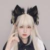 Bandeau Cheveux Oreilles de Chat Renard en Fausse Fourrure Poilue Fête Cosplay Bandeau Cheveux Headwear