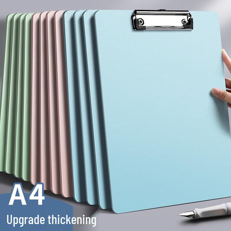 A4 Thickened Metal Clipboard with Strong Clip for Office, Students, and Meetings