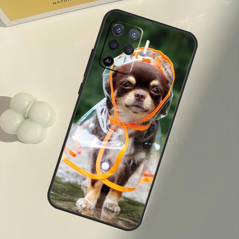Chihuahua Hund Für OPPO Find X3 Lite X5 Pro A5 A9 A31 A53 S A83 A91 A93 A54 A74 A94 A15 A16 A52 A72 Hülle
