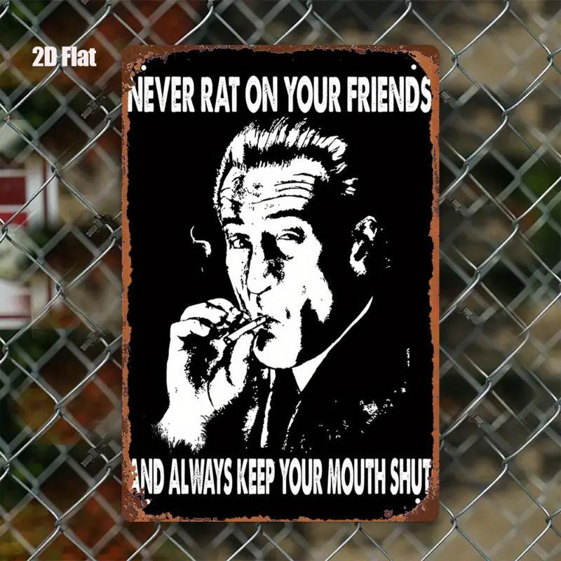 

Vintage Cigarette Theme Metal Tin Sign Wall Art for Bar Garage Studio
