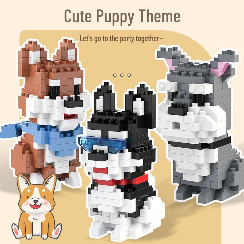 JIHUI Yigao M3088 Puppy Series Kids' Educational Building Block Toy