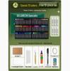 Dan Ke Lin Third Gen Super Soft 36-Color Oil Pastel Set - Advanced Gray White Oil-Based Crayons