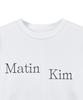 Mattengkim Asymmetric Logo Top In White