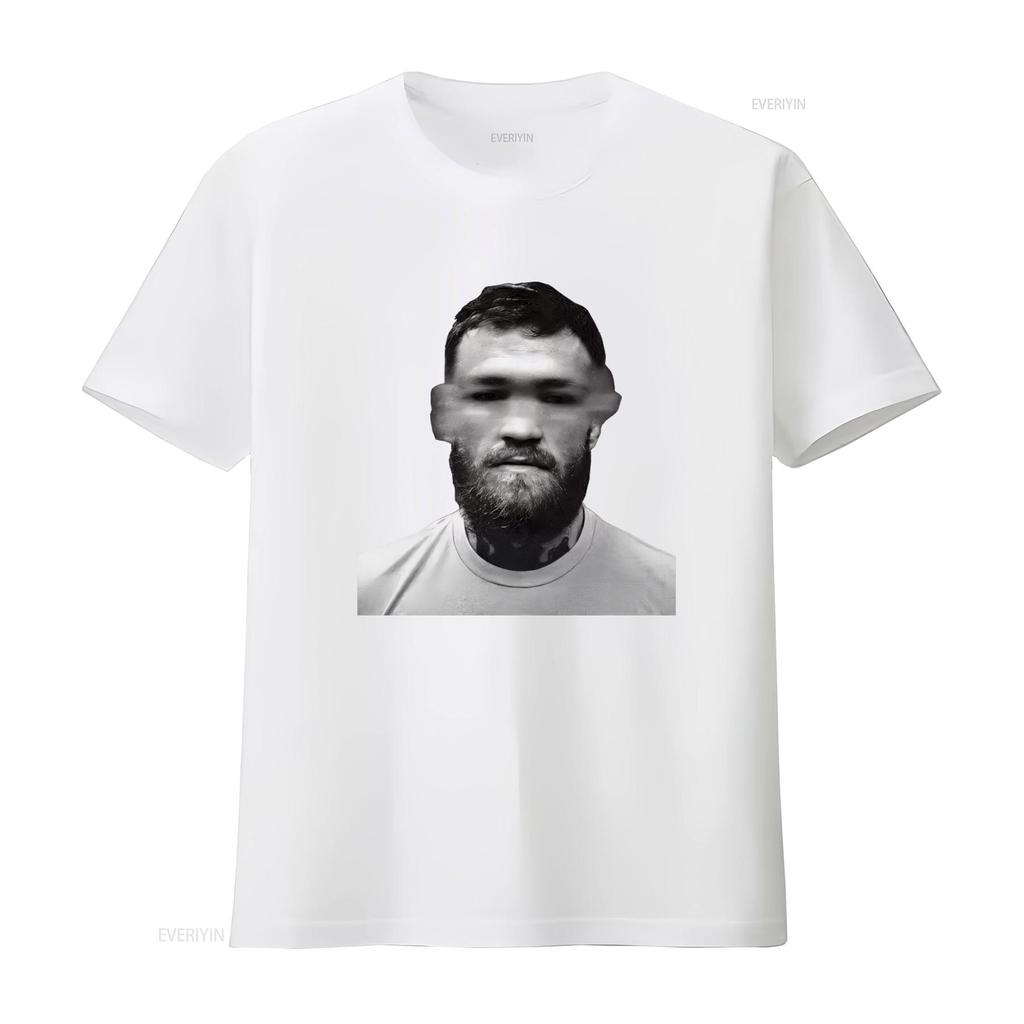 Conor McGregor Mugshot Fashion Heavy Cotton T Shirt Stylish and Comfortable for All Vintage Washed Unisex Graphic Fashion