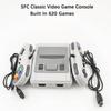 Mini Portable Retro Video Game Console for SNES Home Game Player AV Output Built In SFC620 Game with Wired Gamepad GameAccessory