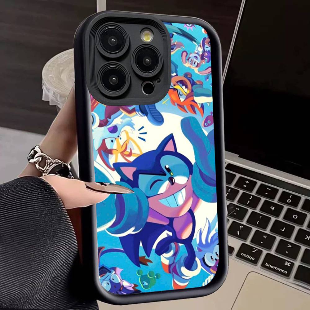 Game S-Sonic Movie Anime Silicone Phone Case For IPhone 17 Pro Max 16 15 14 13 12 11 Plus 17 Air