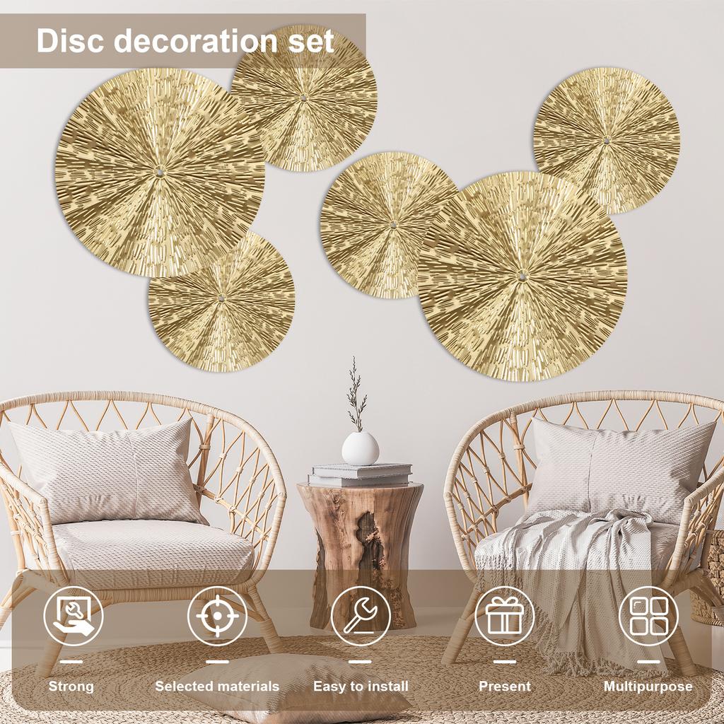 Metal Wall Hanging Decor Wall Basket Boho Home Decoration Handmade Natural Wall Art for Kitchen Bedroom Living Room Ornament