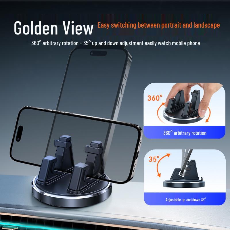 2024 Suction Cup Mobile Phone Car Mount for Dashboard Navigation Support