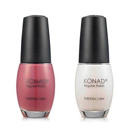 

KONAD Маникюр R47 Насыщенный фиолетовый / R48 Светло-бежевый Ноготь R47 Solid Purple