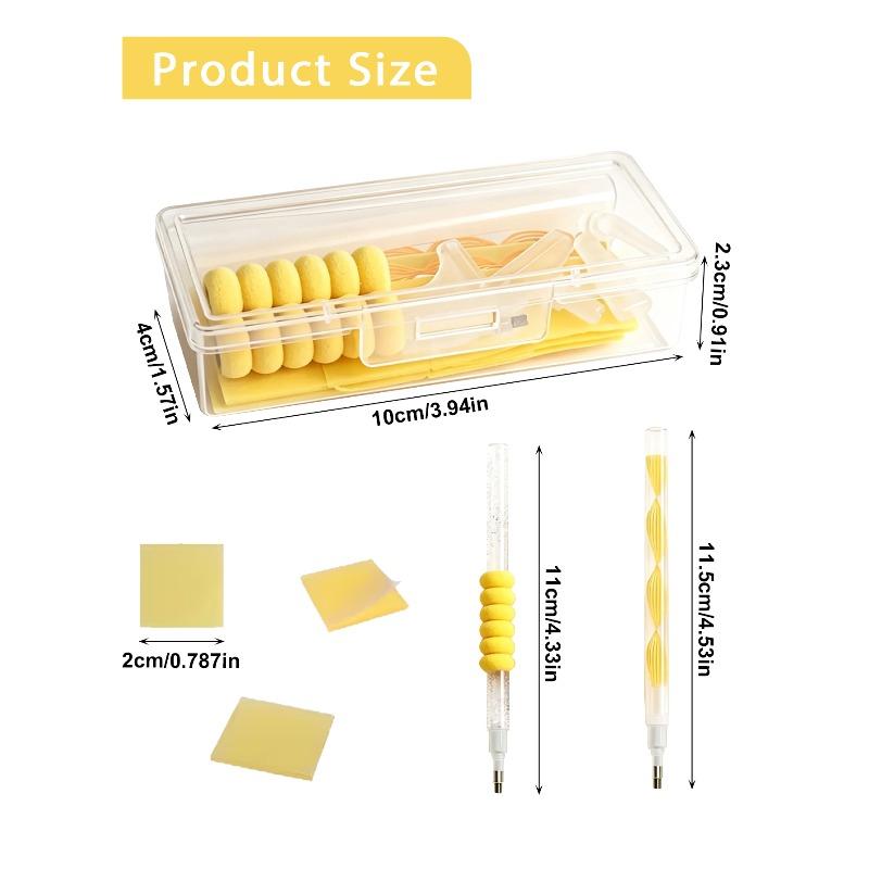 Diamond Painting Tools 5D Diamond Art Diamond Painting Tool Set Pointed Drill Pen Diamond Board Diamond Bag Easy To Carry