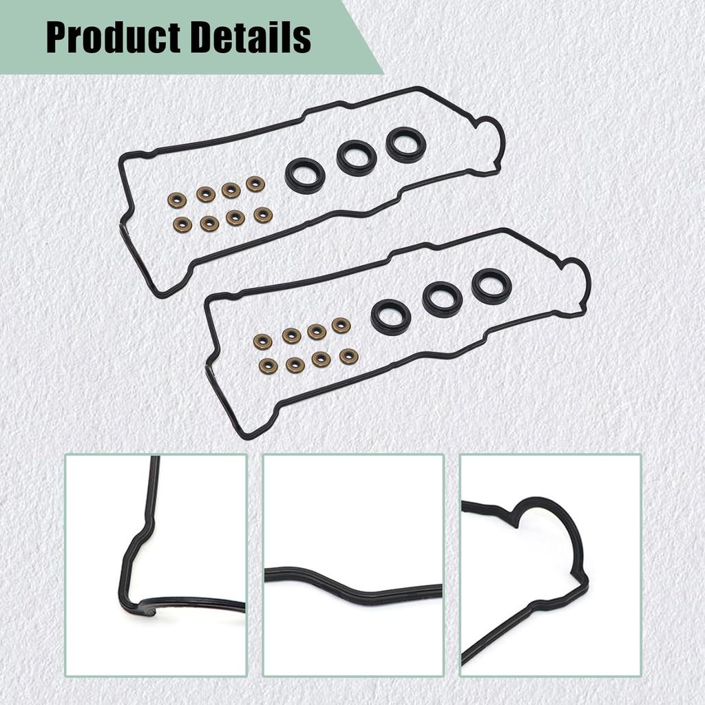 Valve Cover Gasket set 90210-05007 fit for Lexus ES300 fit for Toyota T100 Tundra 3.4L Tacoma 4Runner 3.4 V6 VZN18 Camry SE 2VZFE DLX LE XLE 3.0 V6