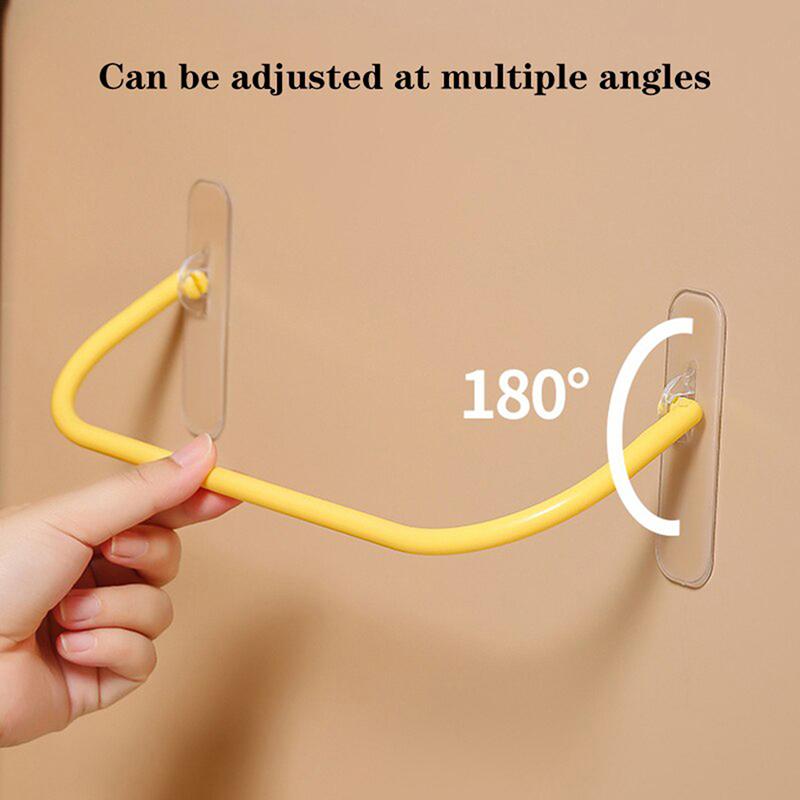 Wall Mounted Shoe Rack Foldable Shoes Hanger Slippers Drain Storage Rack Shelf