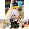 Plush Cat Fish Keychain With Keyring And Cute Cat Design For Gift And Collection