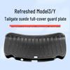 Suede Tailgate Protector for Refreshed Model 3 Y: Full Trunk Interior Coverage.