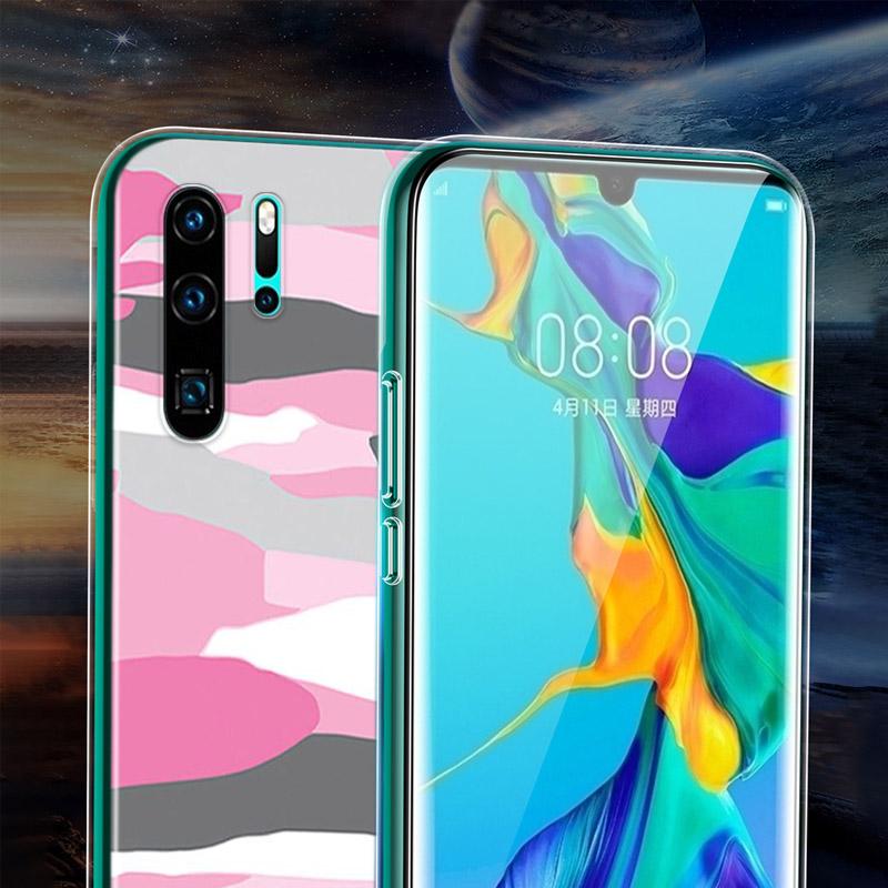 Armádní kamuflážní maskovací silikonový kryt pro Honor 30 30S 30i 9 10 9A 9C 9S 9N 10i 10X 9X Lite Pro 5G pouzdro na telefon
