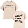 2025 Tate McRae So Close To What T-Shirt Neues Album Muster T-Shirt Herren Damen Sommer Atmungsaktiv Bequem Reines Baumwoll-T-Shirt