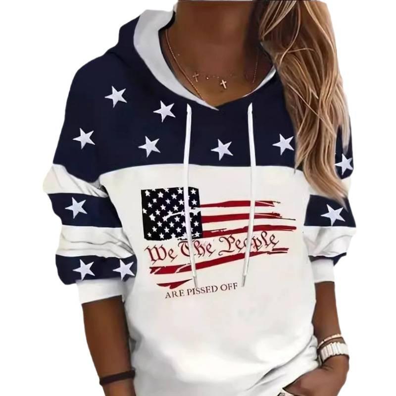 Women's autumn and winter trend casual sweatshirt new hooded