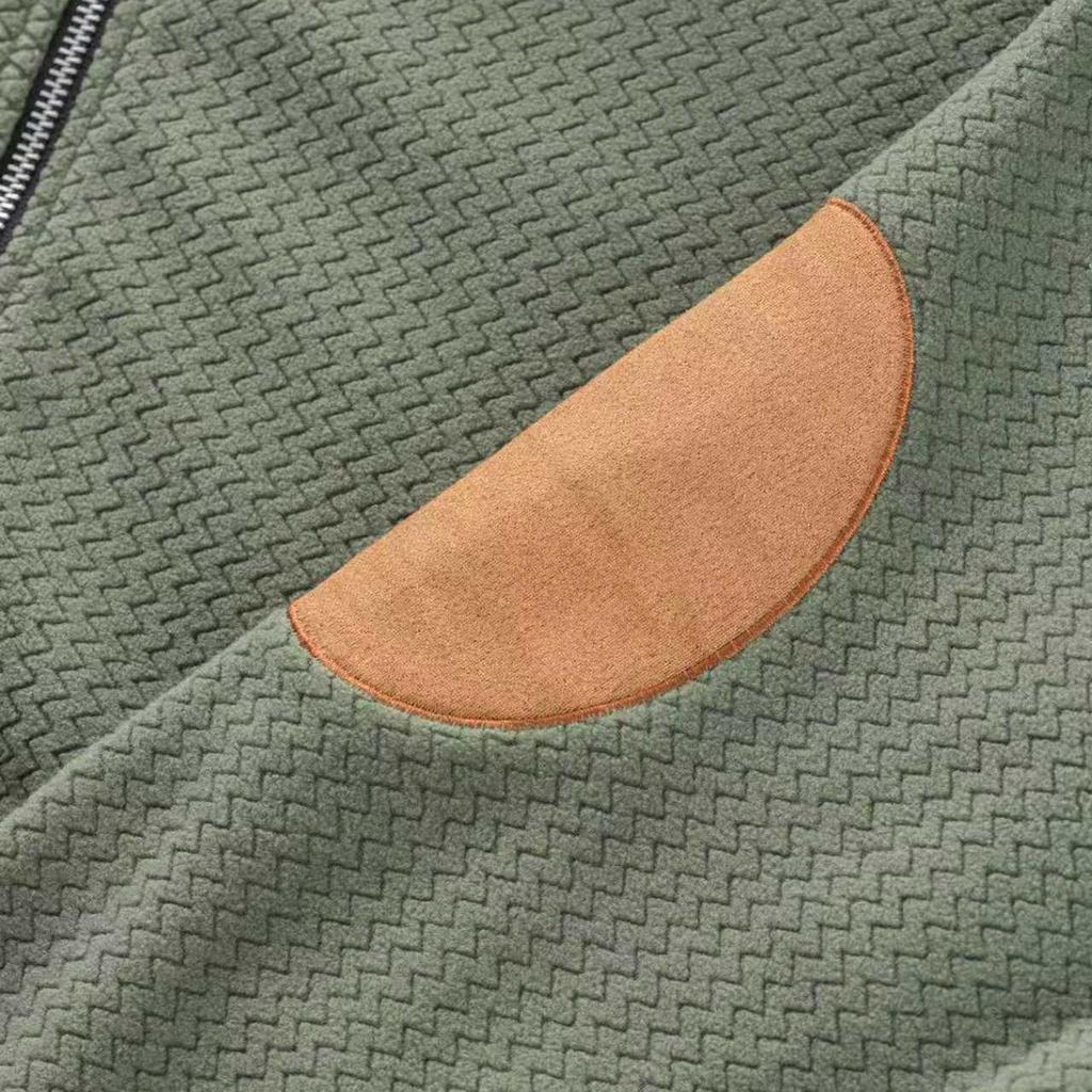 Men's Winter Fleece Tracksuit Sets Stand Collar Sweatshirt Cargo Sweatpants 2 Piece Jogging