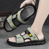 Men's Sandals Summer New Versatile Trendy Casual Dual use Breathable Anti slip Wear resistant Soft Bottom Casual Beach Sandals