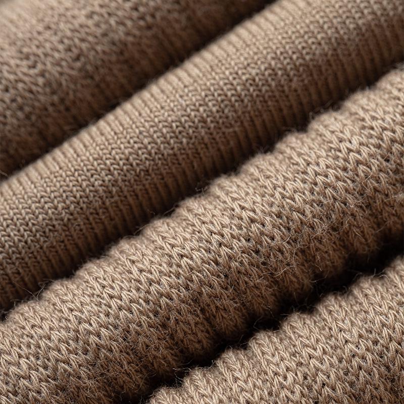 Men's Seamless Split Toe Cotton Socks: Solid & Striped, Breathable, Antibacterial, Anti-Odor, Mid-Calf Casual.