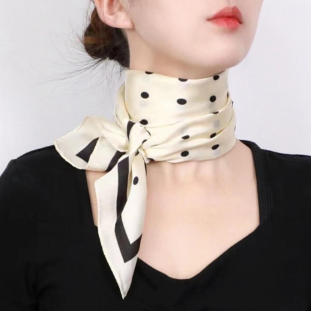 Bohemia Stil Haar-Schal 70*70cm Seidenschal Mode Haarbänder Frauen