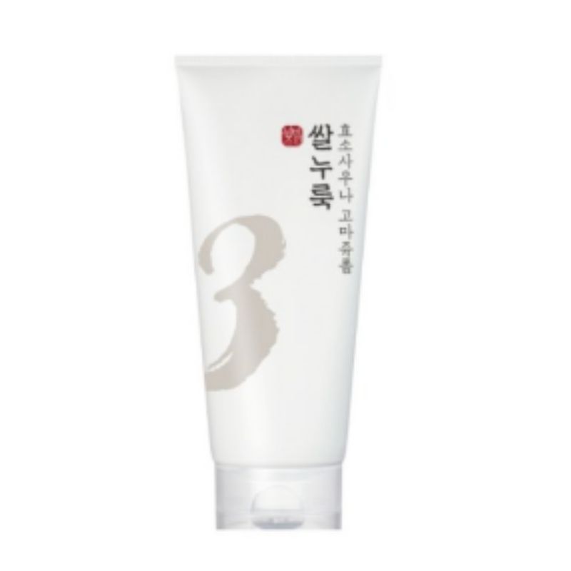 Numbuzin No.3 Rice Enzyme Sauna Gommage Cleansing Foam 170ml – Exfoliating Brightening Deep Cleanser