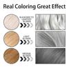 26-27 Sofortige Silber Grau Haarfarbe, Silber Grau Natürliche Haarfarbe Creme, Unisex Haarfarbe, Silber Haarfarbe für Dunkles Haar