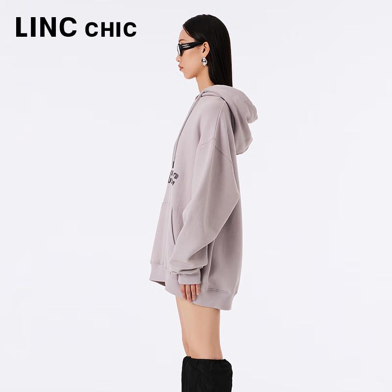 Jinyujie Women's Relaxed Fit Long-Staple Cotton Hooded Sweatshirt