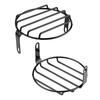 7.09INCH Motorcycle Headlight Grille Cover - Retro Round Metal Guard for LED Headlamp Black Aluminum