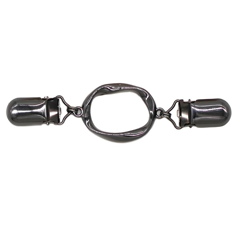Zinc Alloy Round Sweater Shawl Clips Fasteners Back Cincher Clip Clothes Tightener For Fixing Blouse Traditional Attire