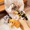 Lifelike Garfield Cats Plush Toys 4 Styles Simulation Stuffed Cute Soft Kitty Doll Pet Kitten Pillow Decoration Birthday Gift