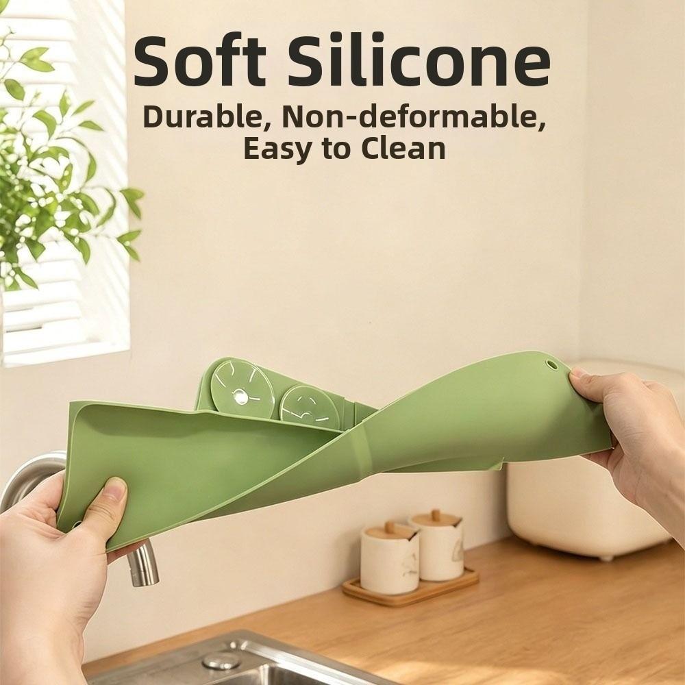 Foldable Water Blocking Board Suction Cup Base Suction Cup Baffle Kitchen Sink Guard Household Use