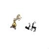 Modern Resin Horse And Deer Figurine Art Collectible Decorative Sculpture for Living Room Office