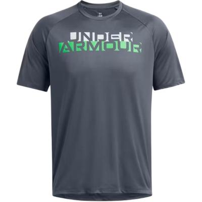 Velocity Comfortable Round Neck Quick-Dry Short Sleeve T-Shirt Men Tops Storm-Gray 1387287-044