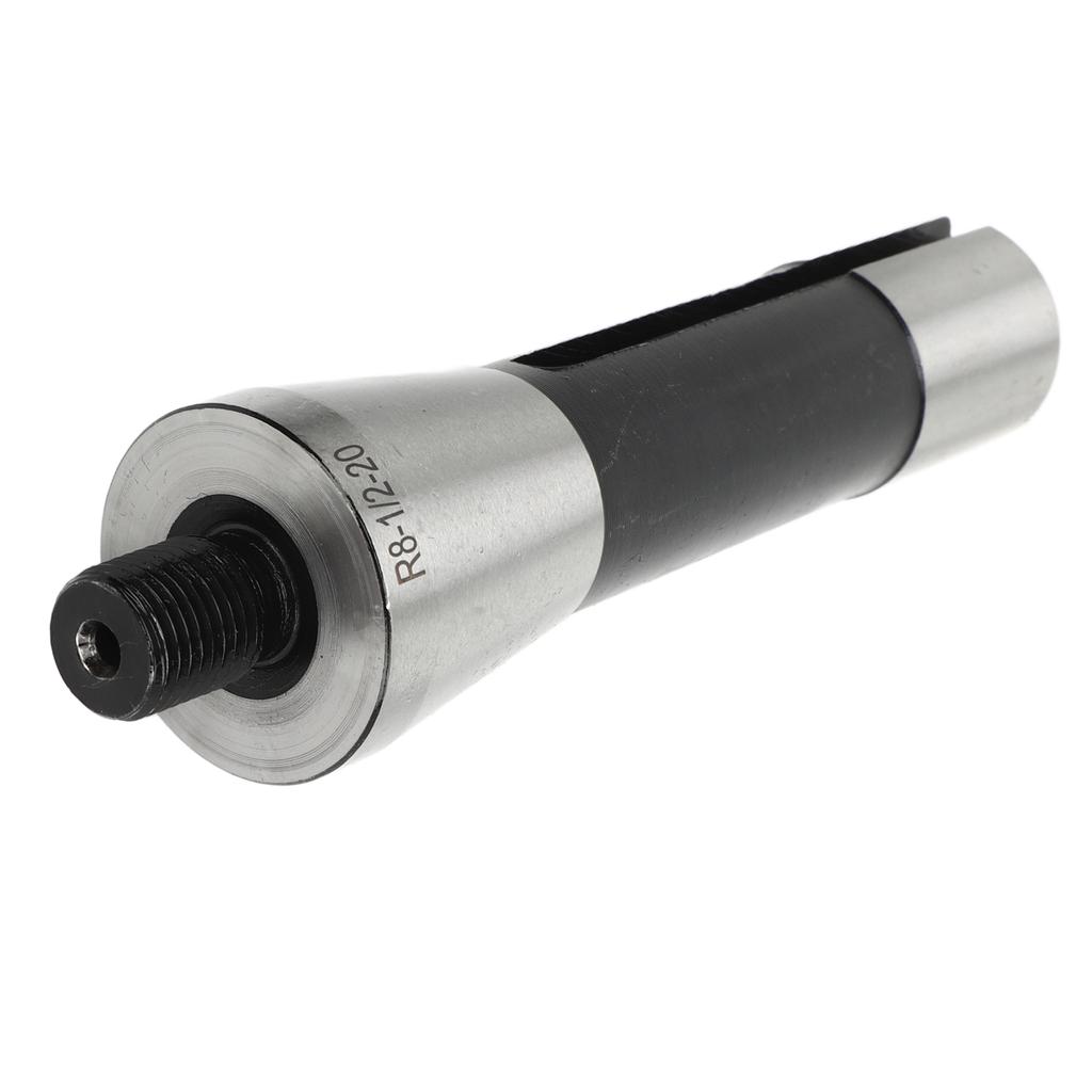 R8 Schaft auf 12in Gewinde Bohrfutterdorn Manganstahl 20mm Länge R8 Schaft Fräsdorn