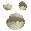 Woven Basket Hanging Storage Organizer Faux Rattan Decorative Wall Mounted Bin Fruit