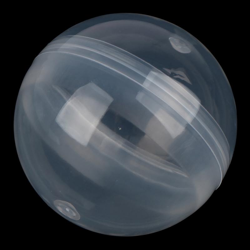 50 st Genomskinlig Kapsel Leksak Överraskningsboll Liten Behållare