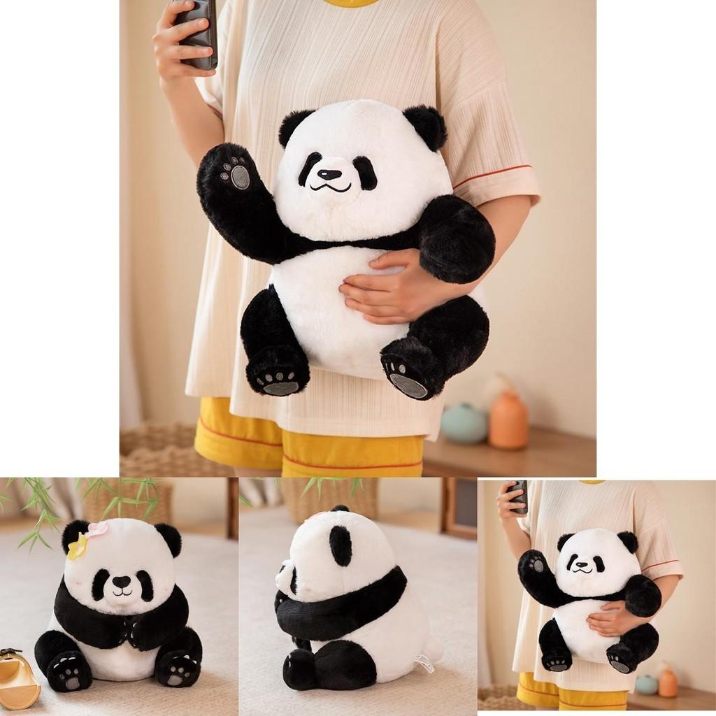 Cute And Realistic Panda Plush Toy With Pp Cotton Filling Perfect Birthday Gift For Kids