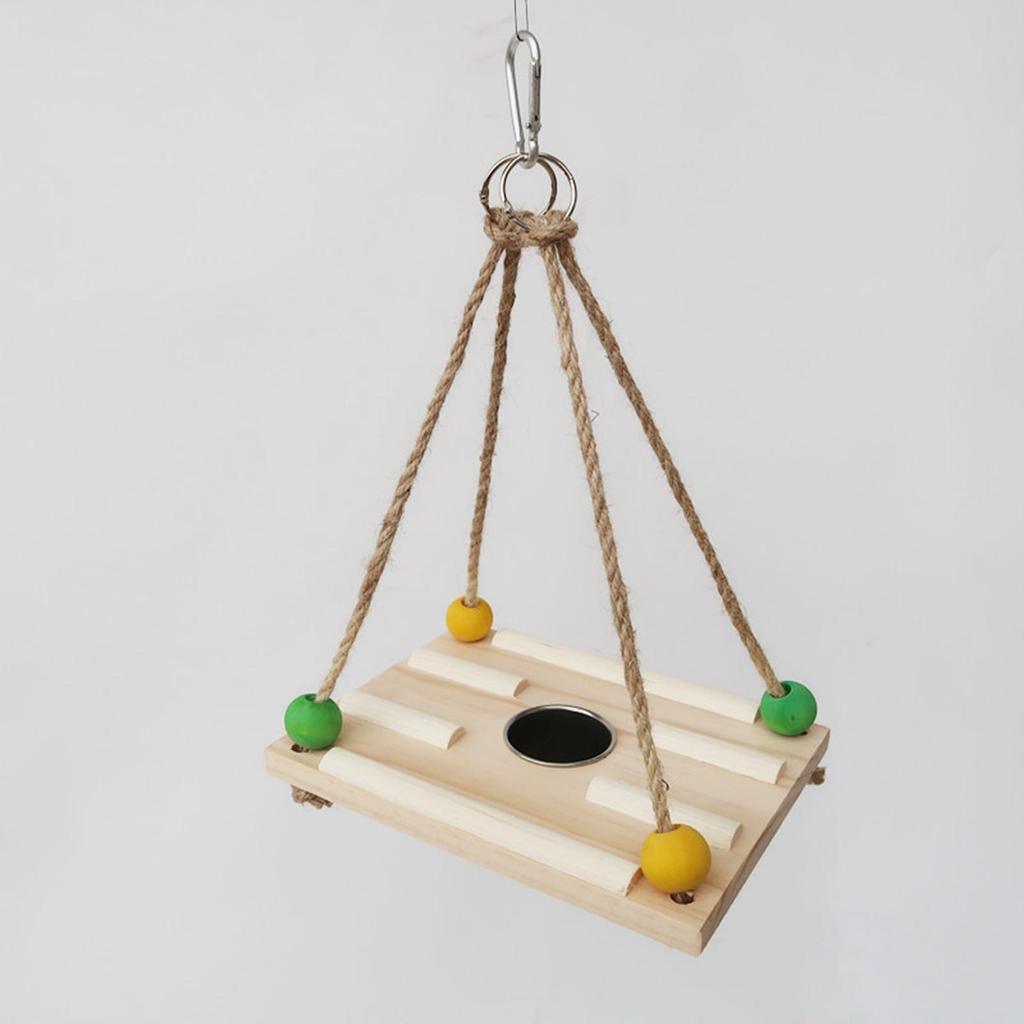 Bird Chewing Swing Toy Exercise Pet Supplies Claws Wooden Standing Toys, Parrot Toys for