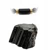 Tourmaline Obsidian Black Lucky Stone Bracelet On a String, Adjustable